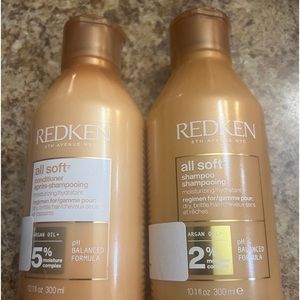 Restocked Lot- Redken All Soft Shampoo & Conditioner Bundle, NWT, Brand …